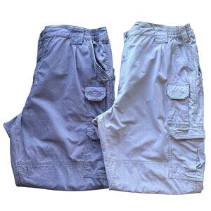 5.11 Tactical Cargo Pants Mens 44x30 Grey & Khaki Utility Cotton Workwear